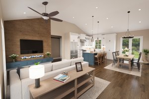 Interior - Other for Country House Plan #21-463 - 3 bed, 2 bath