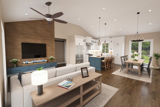 Interior - Other for Country House Plan #21-463 - 3 bed, 2 bath