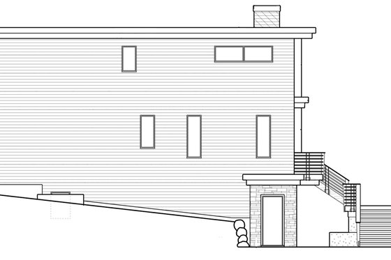 Exterior - Other Elevation for Contemporary House Plan #51-580 - 5 bed, 4.5 bath