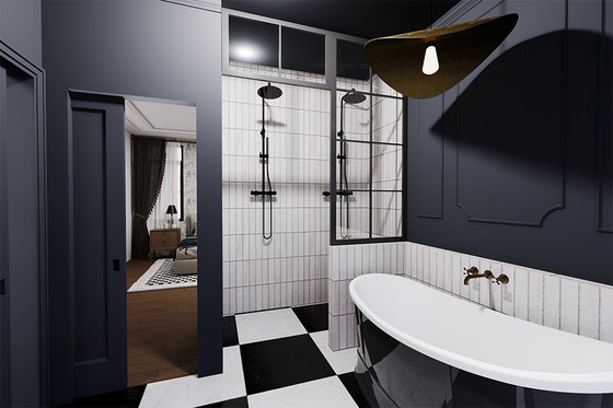 Interior - Bathroom for Modern House Plan #23-2394 - 3 bed, 2 bath
