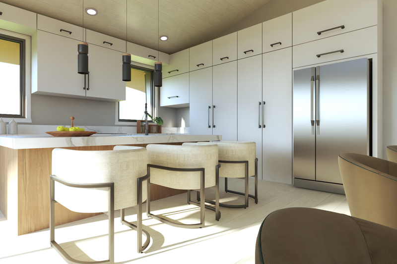 House Design - Interior - Kitchen 2 for Contemporary House Plan #1064-306 - 3 bed, 3 bath