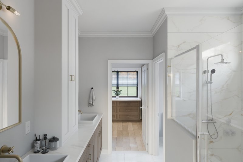 Dream House Plan - Interior - Master Bathroom for Country House Plan #1089-60 - 2 bed, 2 bath
