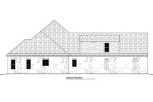 Exterior - Other Elevation for Traditional House Plan #1081-14 - 4 bed, 3 bath