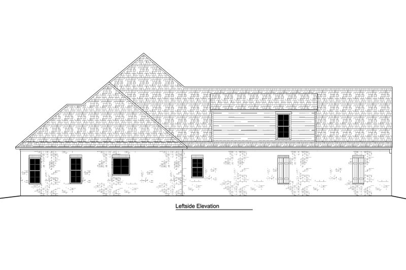 Dream House Plan - Exterior - Other Elevation for Traditional House Plan #1081-14 - 4 bed, 3 bath
