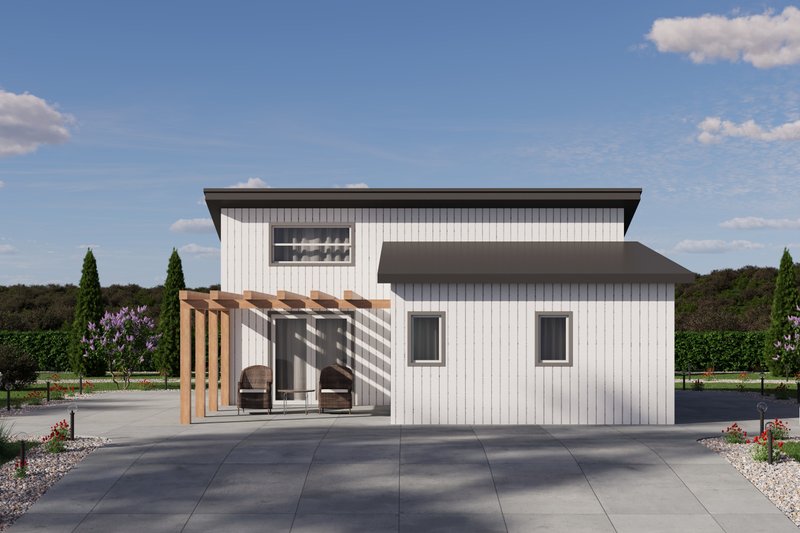 House Design - Exterior - Front Elevation 4 for Traditional House Plan #1106-119 - 2 bed, 1 bath