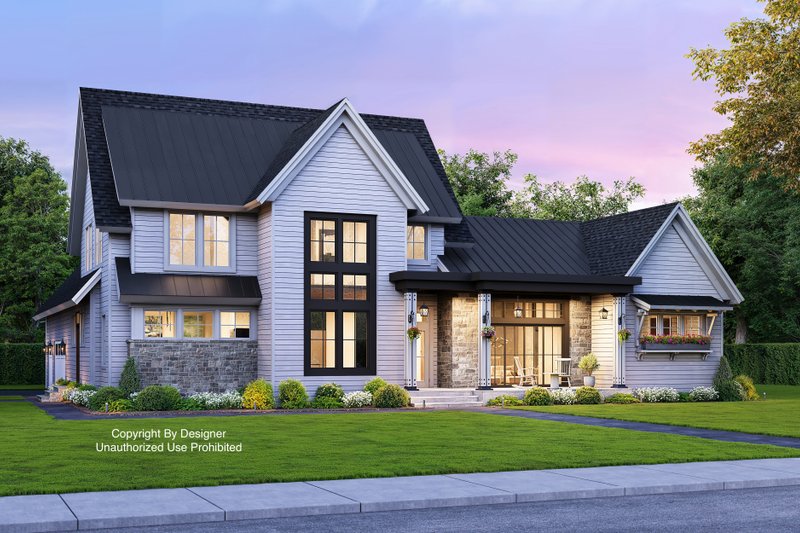 House Design - Farmhouse Exterior - Front Elevation Plan #51-1139