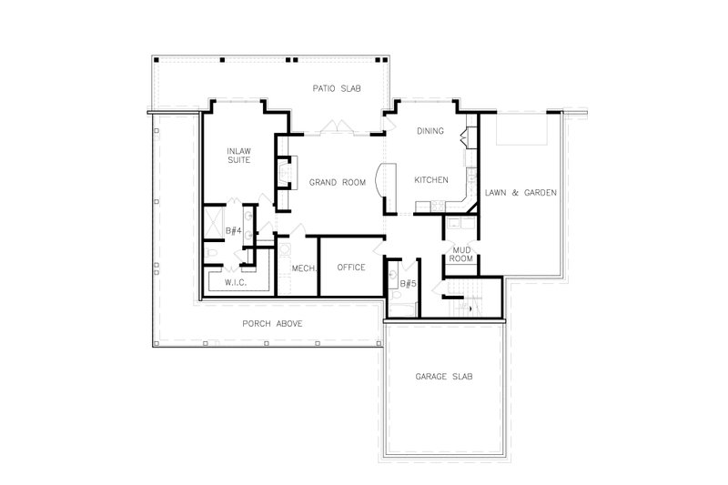House Plan Design - Optional Basement