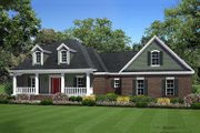Country Style House Plan - 3 Beds 2 Baths 1925 Sq/Ft Plan #21-374 