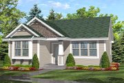 Cottage Style House Plan - 2 Beds 1 Baths 936 Sq/Ft Plan #50-123 