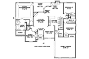 European Style House Plan - 4 Beds 3 Baths 3410 Sq/Ft Plan #81-1267 