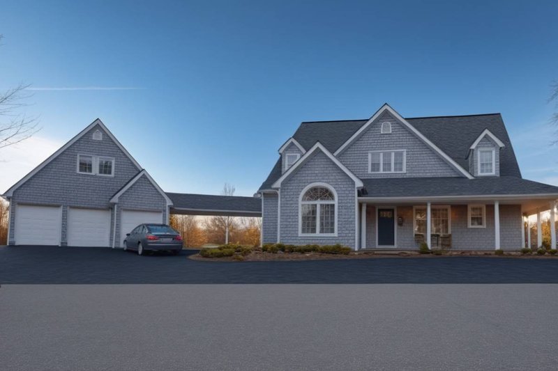 Dream House Plan - Farmhouse Exterior - Front Elevation Plan #3-220