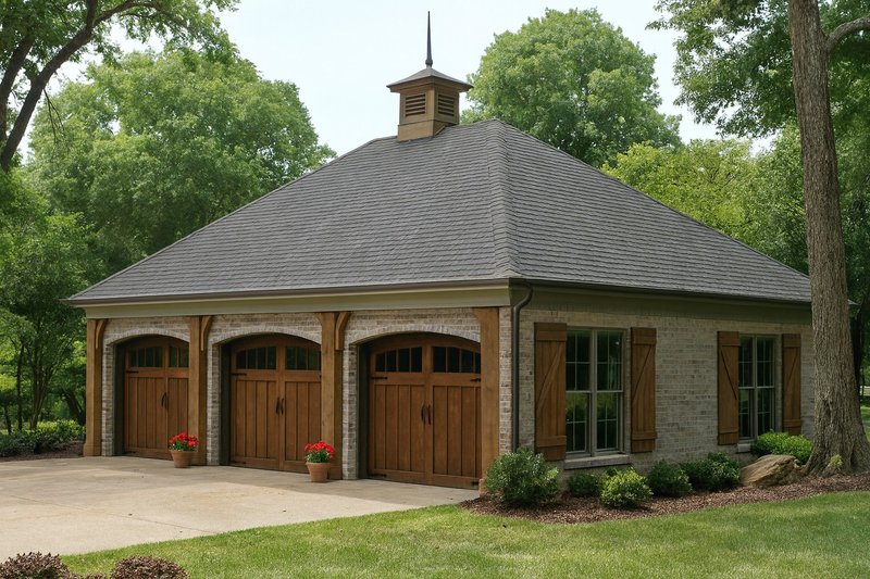 Home Plan - European Exterior - Front Elevation Plan #17-2583