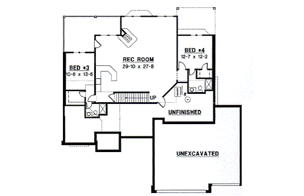 Traditional Style House Plan - 4 Beds 4 Baths 3576 Sq/Ft Plan #67-373 ...