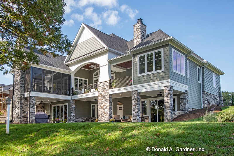 Dream House Plan - Exterior - Rear Elevation for Traditional House Plan #929-1042 - 5 bed, 5 bath