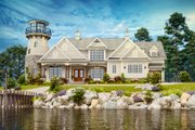 Beach Style House Plan - 4 Beds 3 Baths 3448 Sq/Ft Plan #54-597 