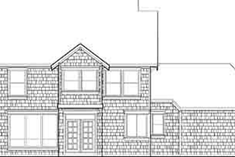 Dream House Plan - Exterior - Rear Elevation for Craftsman House Plan #48-213 - 4 bed, 2.5 bath