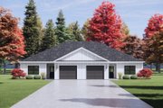 Farmhouse Style House Plan - 2 Beds 2 Baths 1203 Sq/Ft Plan #1096-132 