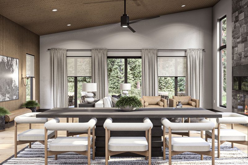 Dream House Plan - Interior - Dining Room for Modern House Plan #455-456 - 4 bed, 3.5 bath