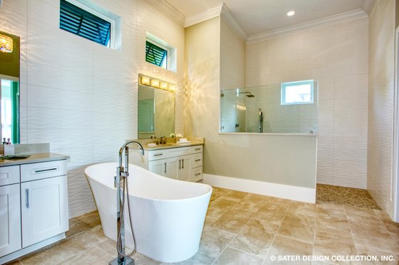Interior - Master Bathroom 1 for Contemporary House Plan #930-504 - 4 bed, 4 bath