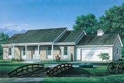 Ranch Style House Plan - 3 Beds 2 Baths 1364 Sq/Ft Plan #57-466 
