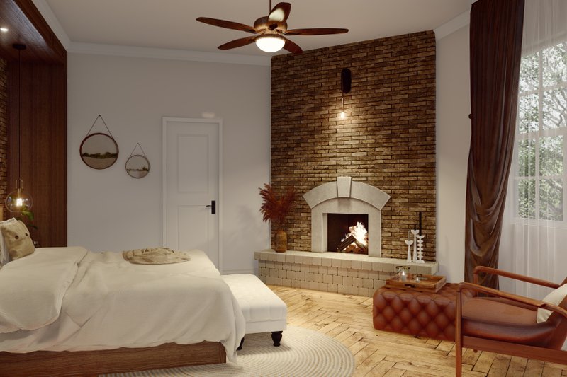Home Plan - Interior - Master Bedroom 1 for Farmhouse House Plan #54-446 - 3 bed, 2 bath