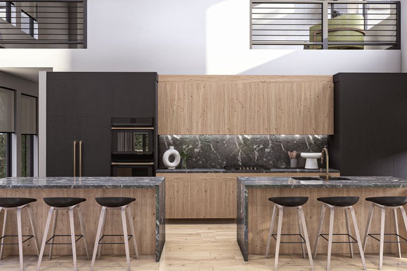 Dream House Plan - Interior - Kitchen for Modern House Plan #455-456 - 4 bed, 3.5 bath