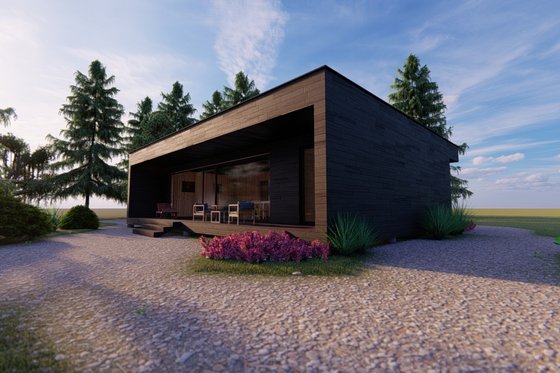 Simple Modern House Plan