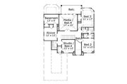 European Style House Plan - 5 Beds 3.5 Baths 3380 Sq/Ft Plan #411-498 