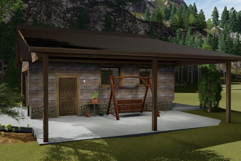 Dream House Plan - Exterior - Other Elevation for Traditional House Plan #1060-96, 0 bath