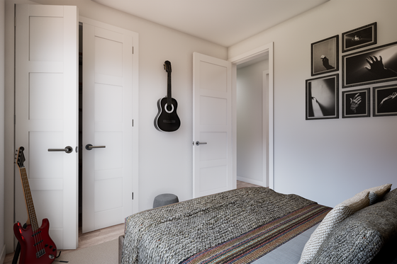 Interior - Bedroom for Farmhouse House Plan #48-1213 - 3 bed, 2 bath