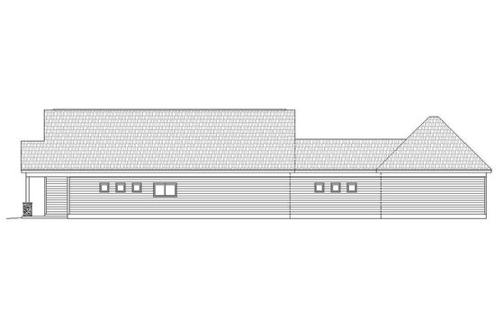 Exterior - Other Elevation 1 for Cabin House Plan #932-19 - 3 bed, 2 bath