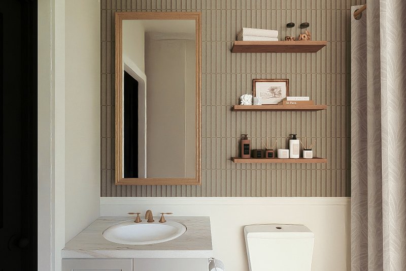 Architectural House Design - Interior - Bathroom for Modern House Plan #1064-460 - 2 bed, 2.5 bath