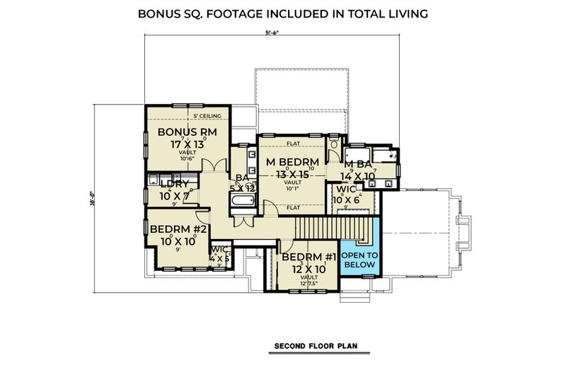 House Plan Design - Floor Plan - Upper Floor for European House Plan #1070-142 - 3 bed, 3 bath