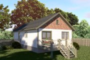 Cottage Style House Plan - 3 Beds 2 Baths 1080 Sq/Ft Plan #79-130 Exterior 