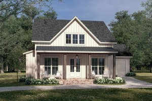 Architectural House Design - Farmhouse Exterior - Front Elevation Plan #430-290