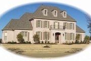 Colonial Style House Plan - 3 Beds 4 Baths 3837 Sq/Ft Plan #81-1264 