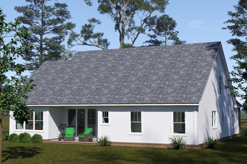 Dream House Plan - Exterior - Other Elevation 4 for Farmhouse House Plan #513-2482 - 3 bed, 2.5 bath