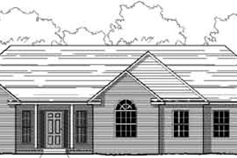 Architectural House Design - Traditional Exterior - Front Elevation Plan #123-102