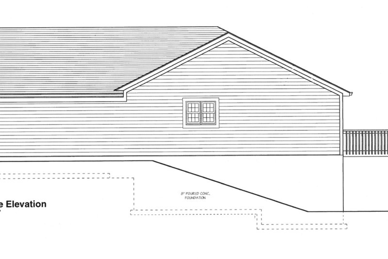Home Plan - Exterior - Other Elevation 1 for Ranch House Plan #46-915 - 3 bed, 2 bath