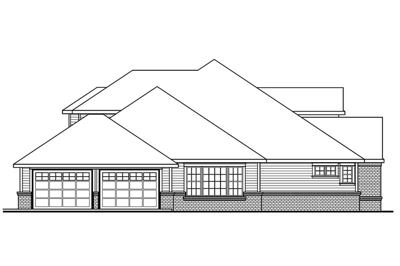 Home Plan - Exterior - Other Elevation for European House Plan #124-782 - 3 bed, 3.5 bath
