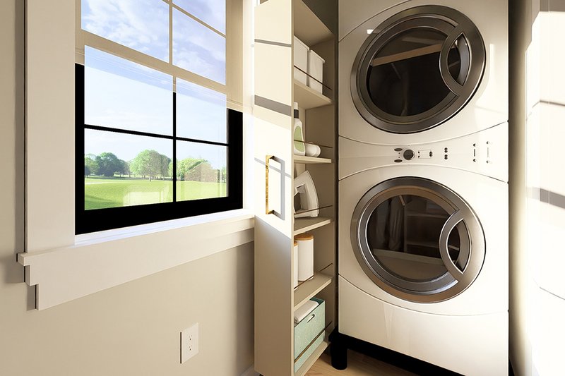 Home Plan - Interior - Laundry 2 for Farmhouse House Plan #126-304, 1 bath