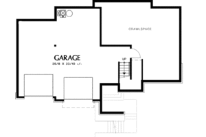 Floor Plan - Lower Floor for Traditional House Plan #48-397 - 4 bed, 3 bath