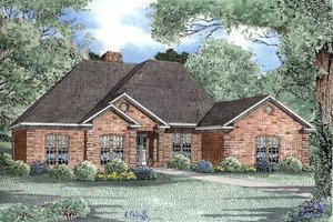 Traditional Exterior - Front Elevation Plan #17-172