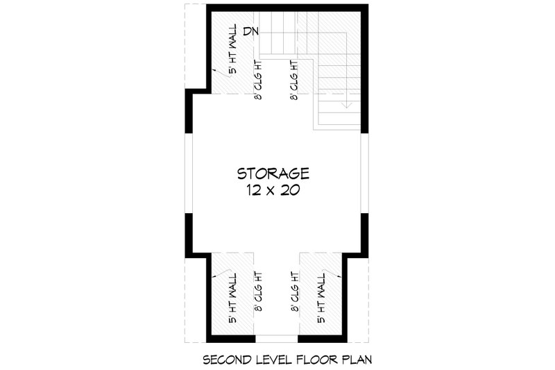 Dream House Plan - Floor Plan - Upper Floor for Southern House Plan #932-1071, 0 bath