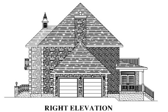 Exterior - Other Elevation for European House Plan #138-339 - 4 bed, 2.5 bath