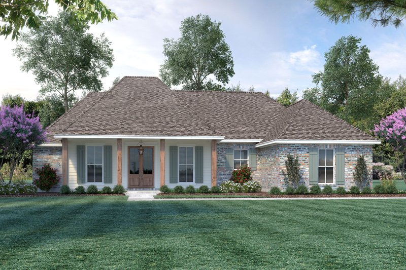 Southern Style House Plan - 3 Beds 2 Baths 1778 Sq/Ft Plan #1074-102