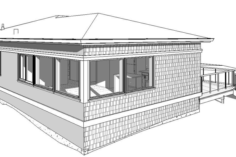 House Blueprint - Photo 2 for Craftsman House Plan #895-140 - 2 bed, 2 bath