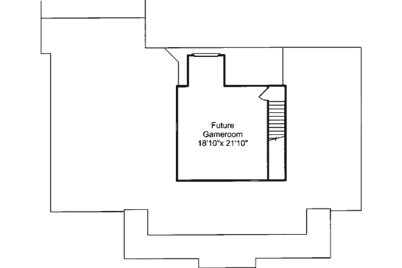 House Plan Design - Floor Plan - Other Floor for Southern House Plan #37-194 - 3 bed, 2 bath