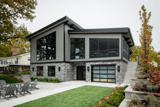 Contemporary Home with Screened Porch