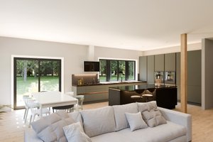 Interior - Kitchen for Barndominium House Plan #1089-38 - 3 bed, 2.5 bath